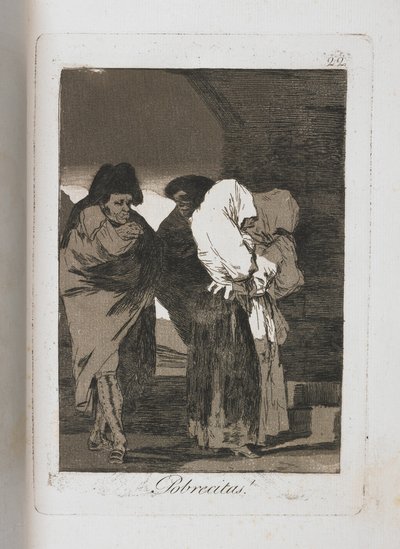 Tavola da Los Caprichos, 1797-1798 da Francisco de Goya